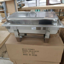 Stainless Steel Bain Marie Chafer 1/1 Gastronorm 9L
