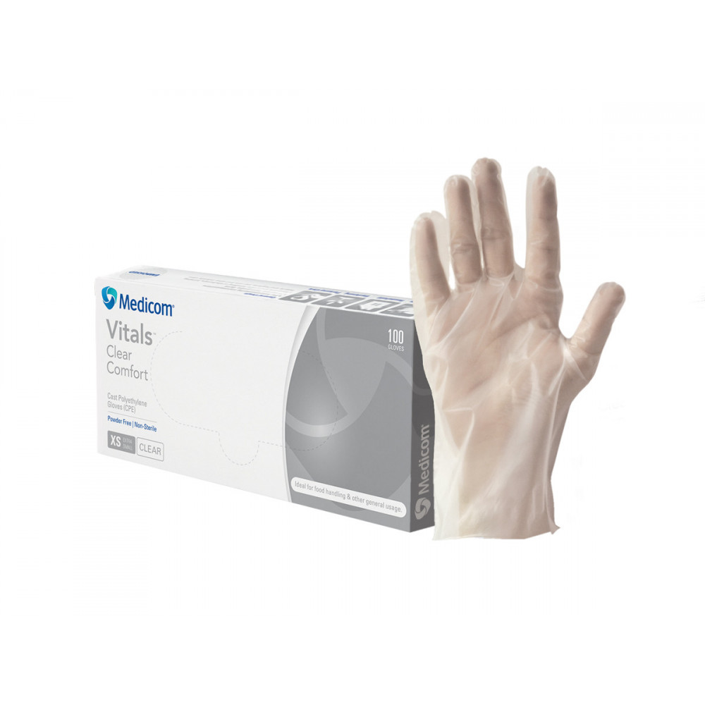 Gloves Small 100/pack CPE Medicom